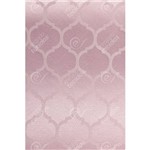 Tecido Jacquard Rosa Envelhecido Geométrico Tradicional - 2,80m de Largura