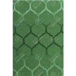 Tecido Jacquard Verde Geométrico Tradicional - 2,80m de Largura