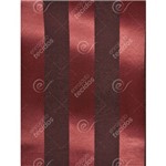 Tecido Jacquard Vermelho e Preto Listrado Tradicional - 2,80m de Largura