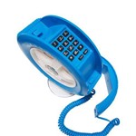 Telefone de Mesa Estilo Roda Azul C/ Luz - AR5063