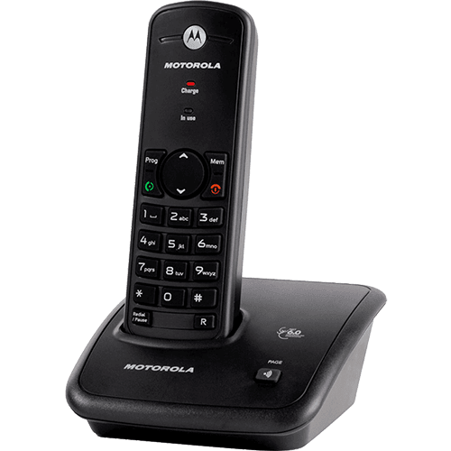 Telefone S/ Fio Fox 500 DECT 6.0 C/ Rediscagem e PAGE - Motorola