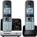 Telefone Sem Fio com Identificador de Chamadas KX-TG1712LBW Branco Panasonic