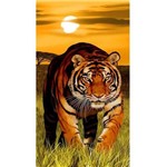 Toalha de Praia Veludo Buettner Tigre Tiger