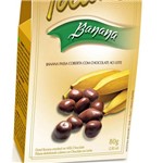 Banana Passa Coberta com Chocolate Tocata 80g - Montevérgine