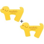 Trava de Portas em EVA Amarelo Essential Safety Maxi Baby Kit com Duas Peças