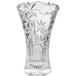 Vaso Decorativo 30cm de Cristal Ecológico Acinturado Perseus Bohemia - R5951