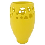 Vaso Decorativo Organic Amarelo - Ana Maria