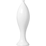 Vaso Decorativo Rivieira Slin Grande 1911 Ana Maria Branco - (38x11x11cm)