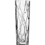 Vaso de Vidro Sodo-Cálcico com Titanio Slim Labyrinth 25,5cm