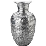 Vaso Mosaico Antique de Alumínio Prestige Cinza 38x38x44cm - Rojemac