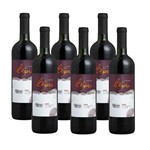 Vinho Orgânico Tinto Suave Bordô 720ml Vinícola de Cezaro Caixa 6 Unidades