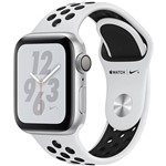 Watch Nike+ Series 4 Gps 40mm Silver Aluminium Case With Pure Platinum/black Nike Sport Band