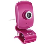 Webcam Plug&Play Pink Piano WC048 - Multilaser